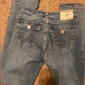 True Religion Women's Classic Blue Boot Cut Jeans